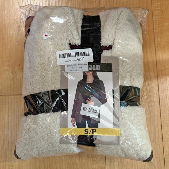 Nicole Miller Cardigan Sweater Jacket Duster Cozy Sherpa Lined Large Lapel - Picture 8 of 11